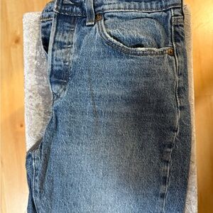 Levi's Blue Straight Leg Jeans for Women